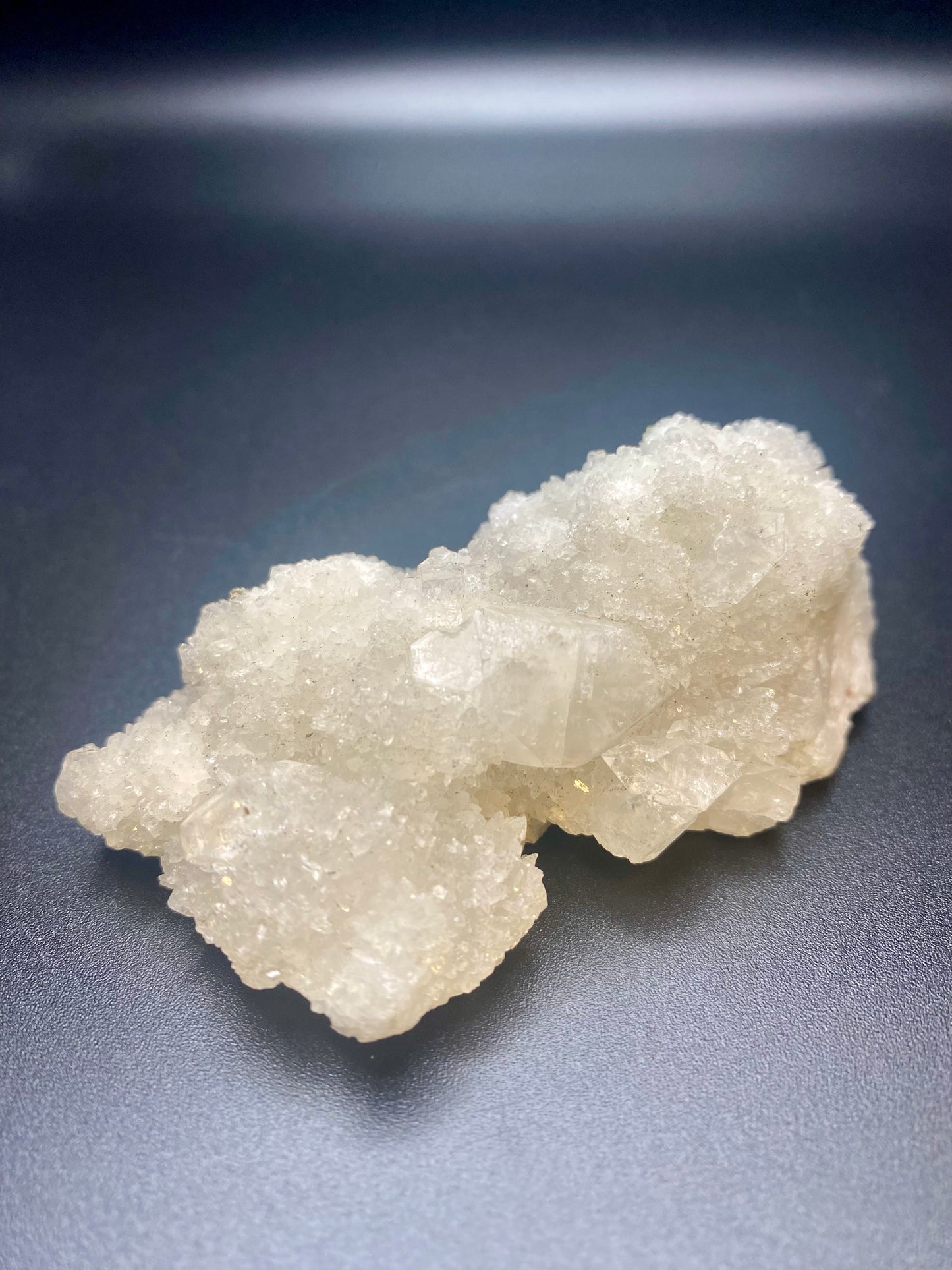 Apophyllite w/ Stilbite cluster