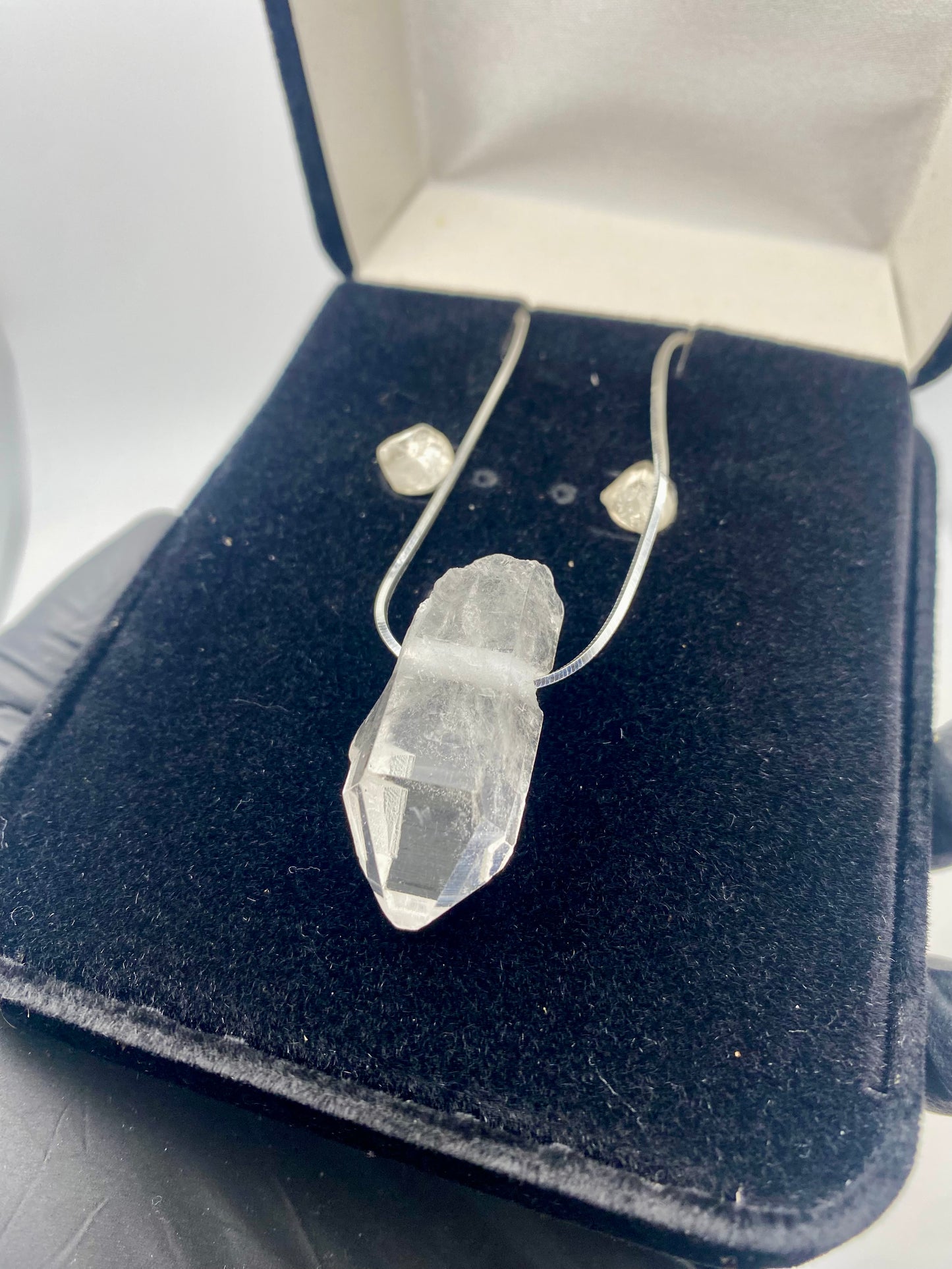 Quartz & .925 silver set