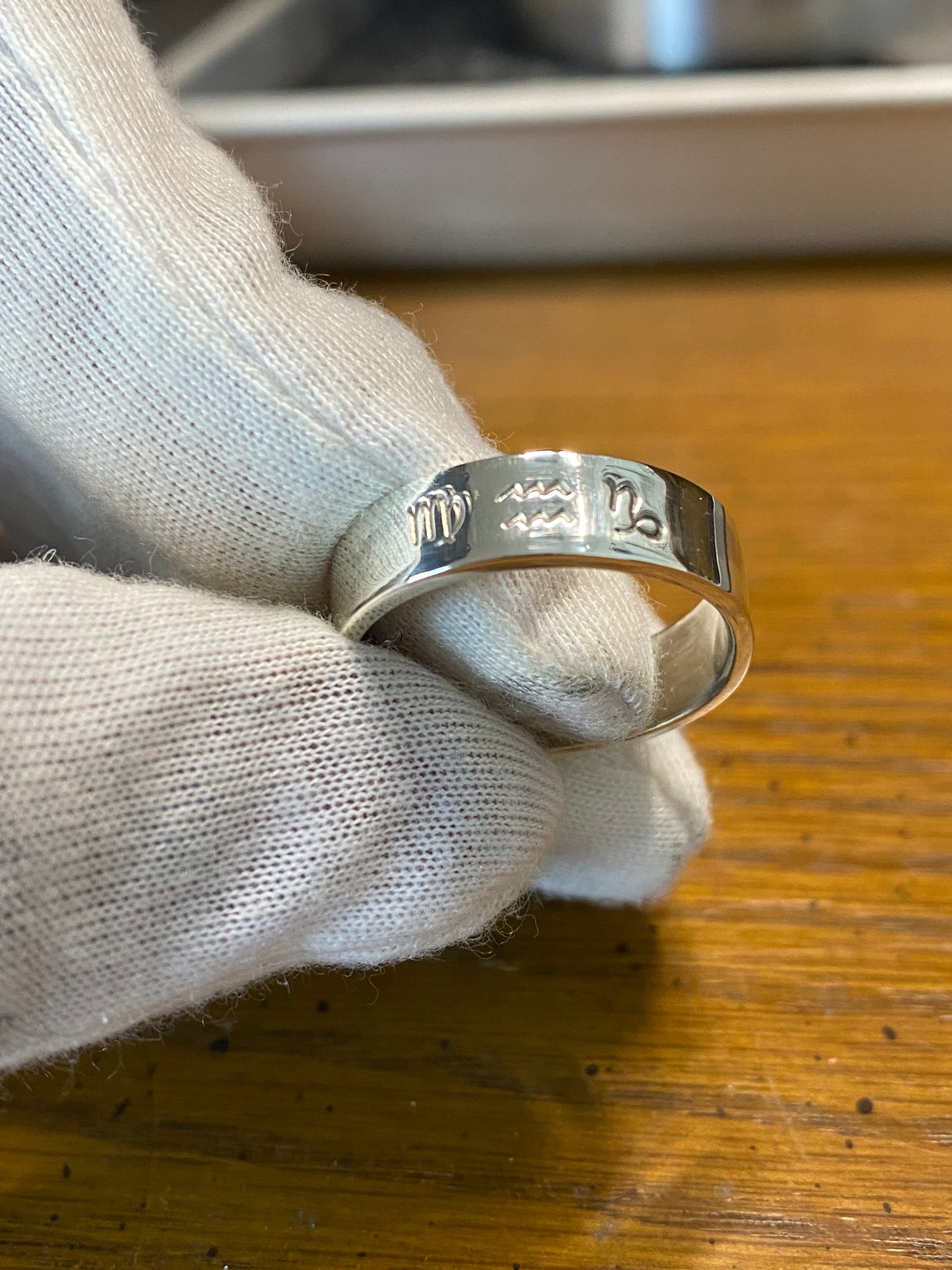 .925 Big 3 zodiac ring / customizable