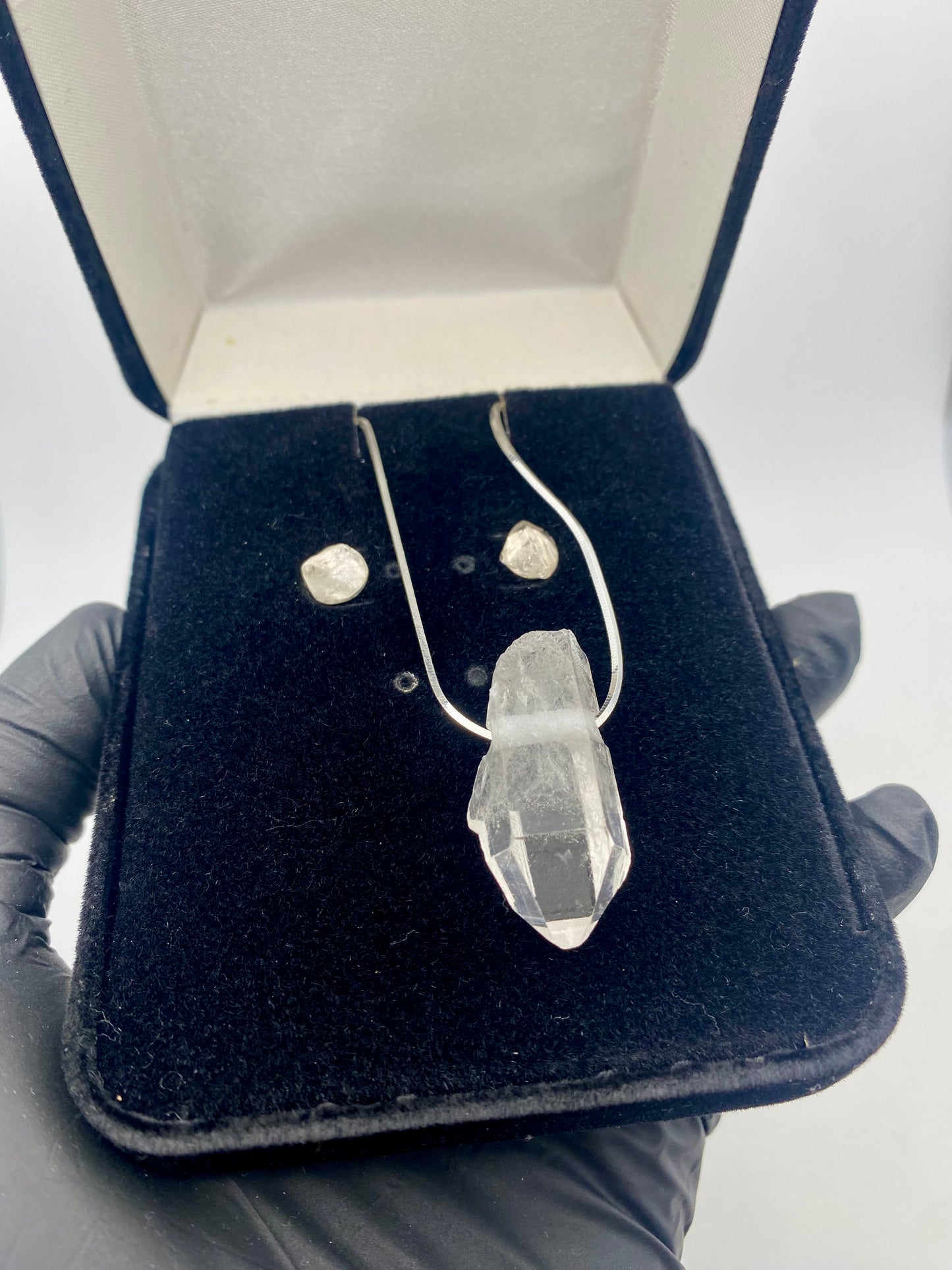 Quartz & .925 silver set