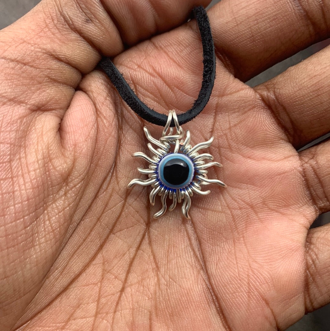 Sun crystal necklace