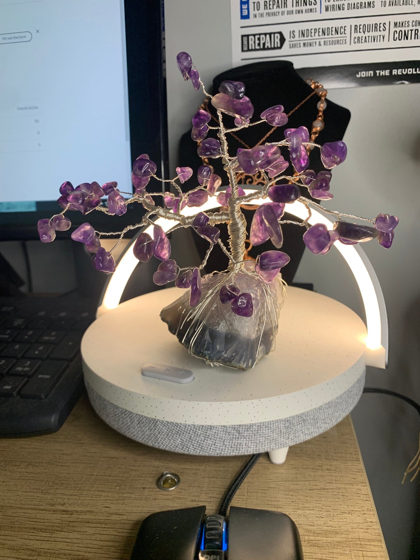 6in Amethyst bonsai / Tree of life / Crystal tree