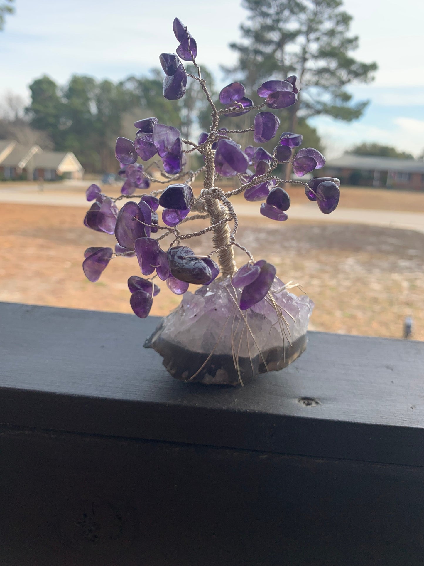 6in Amethyst bonsai / Tree of life / Crystal tree