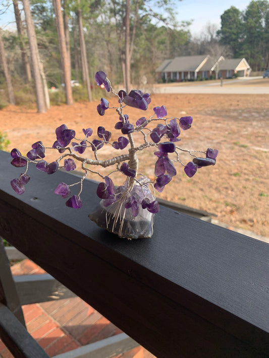 6in Amethyst bonsai / Tree of life / Crystal tree