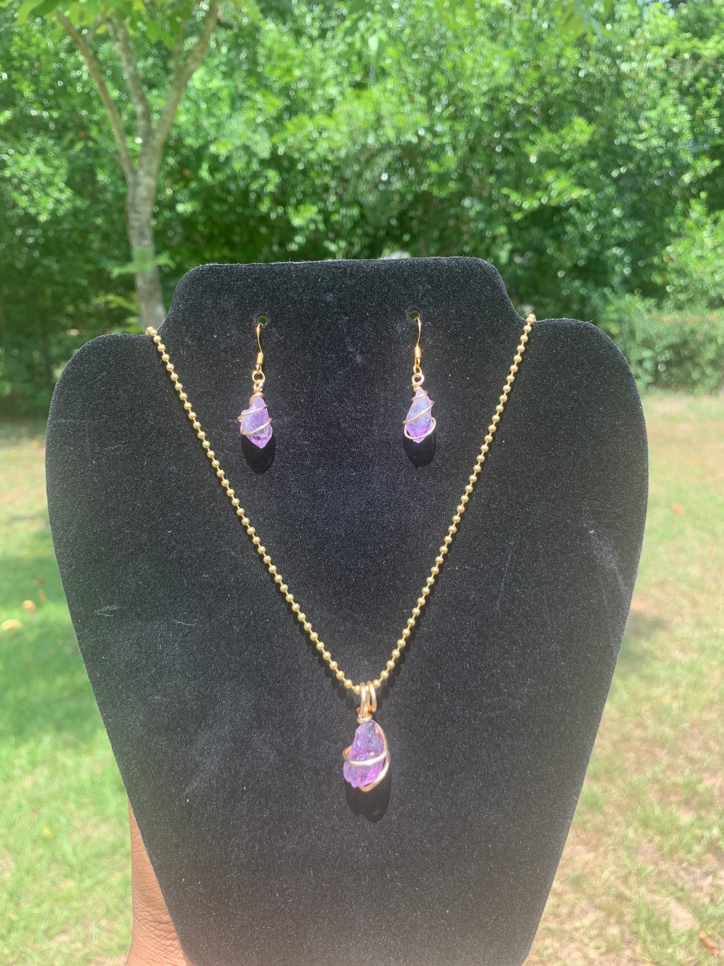 Amethyst Jewelry set