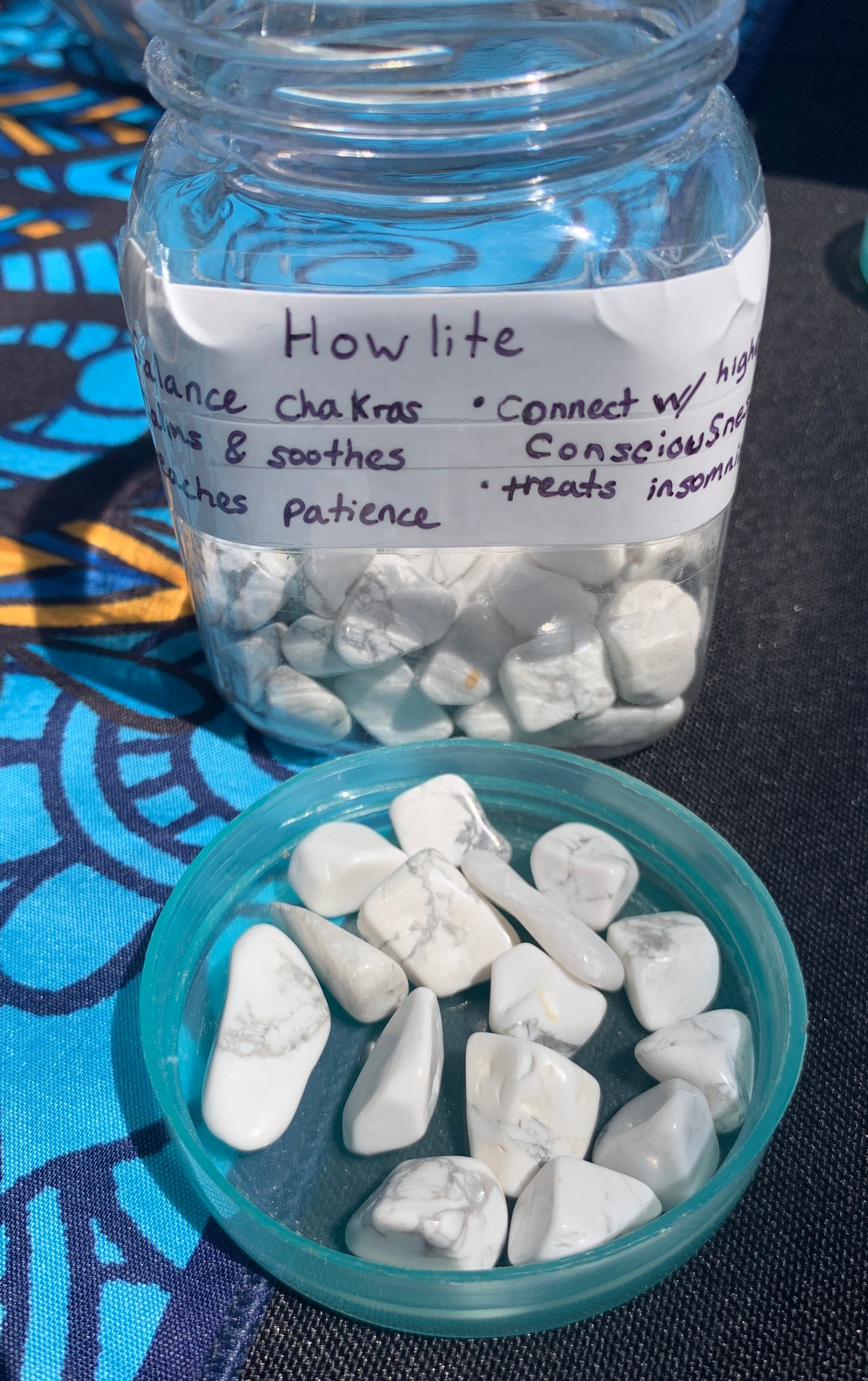 Howlite stone chips 1oz