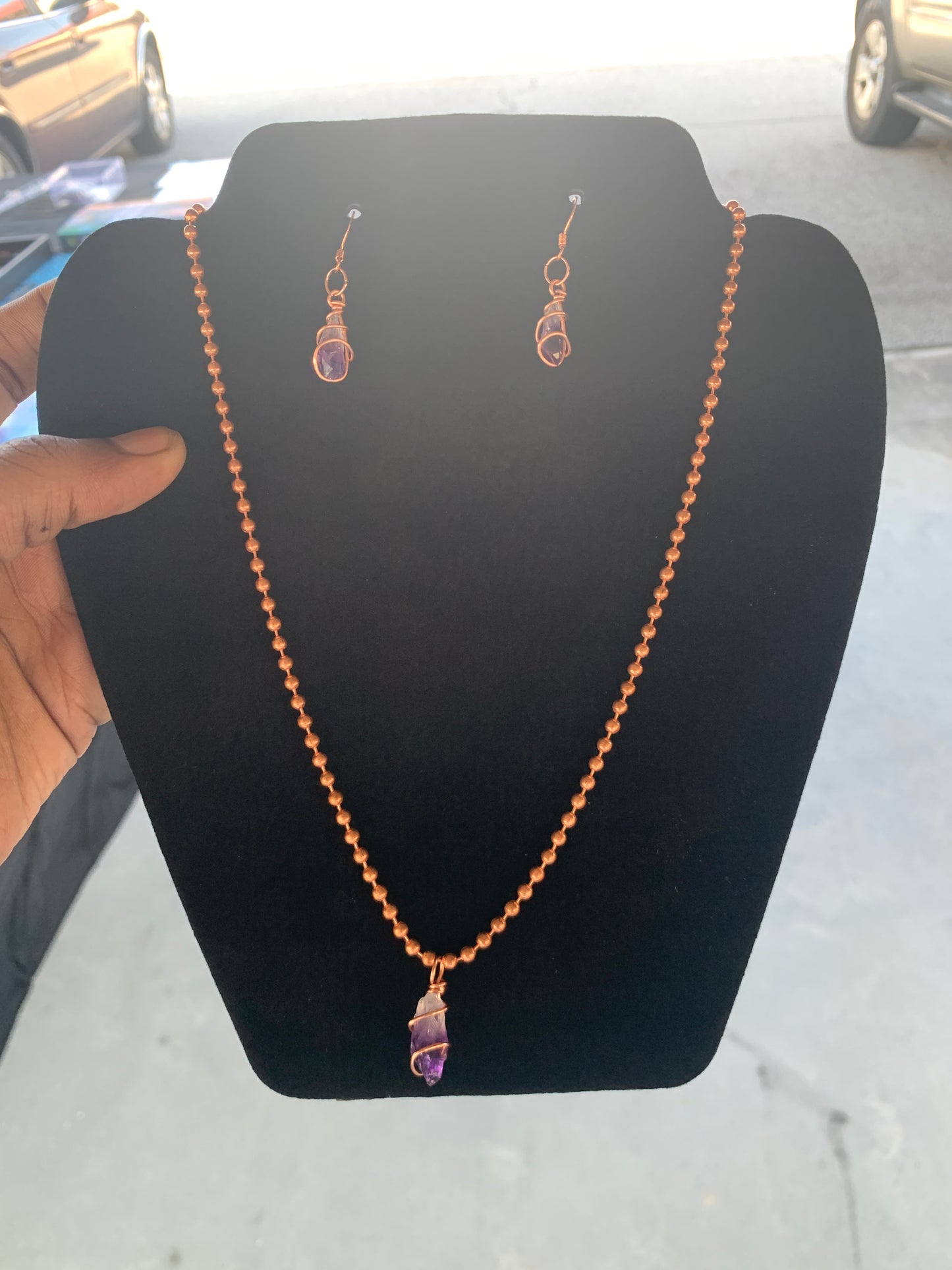 Amethyst Jewelry set