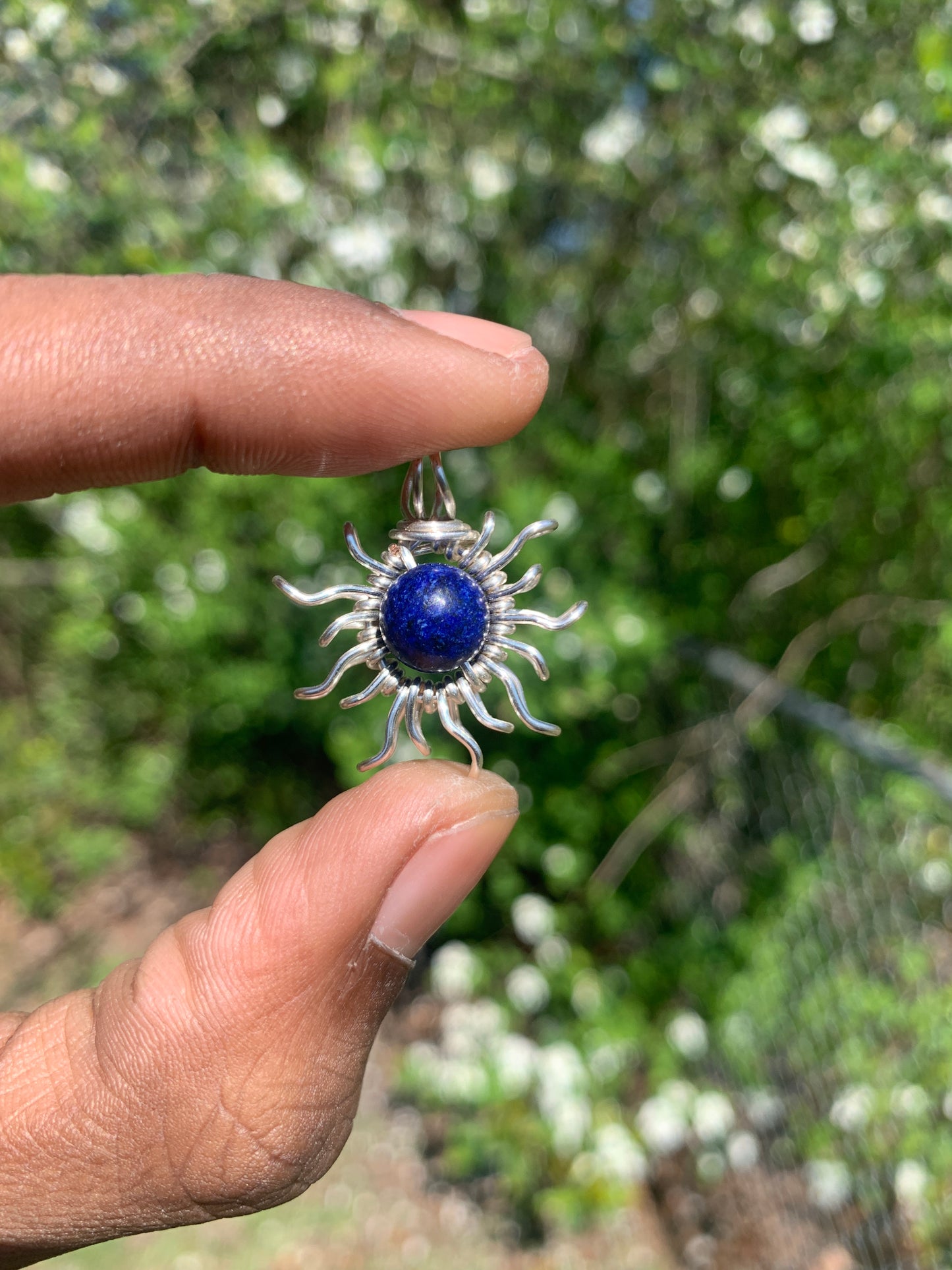 Sun crystal necklace