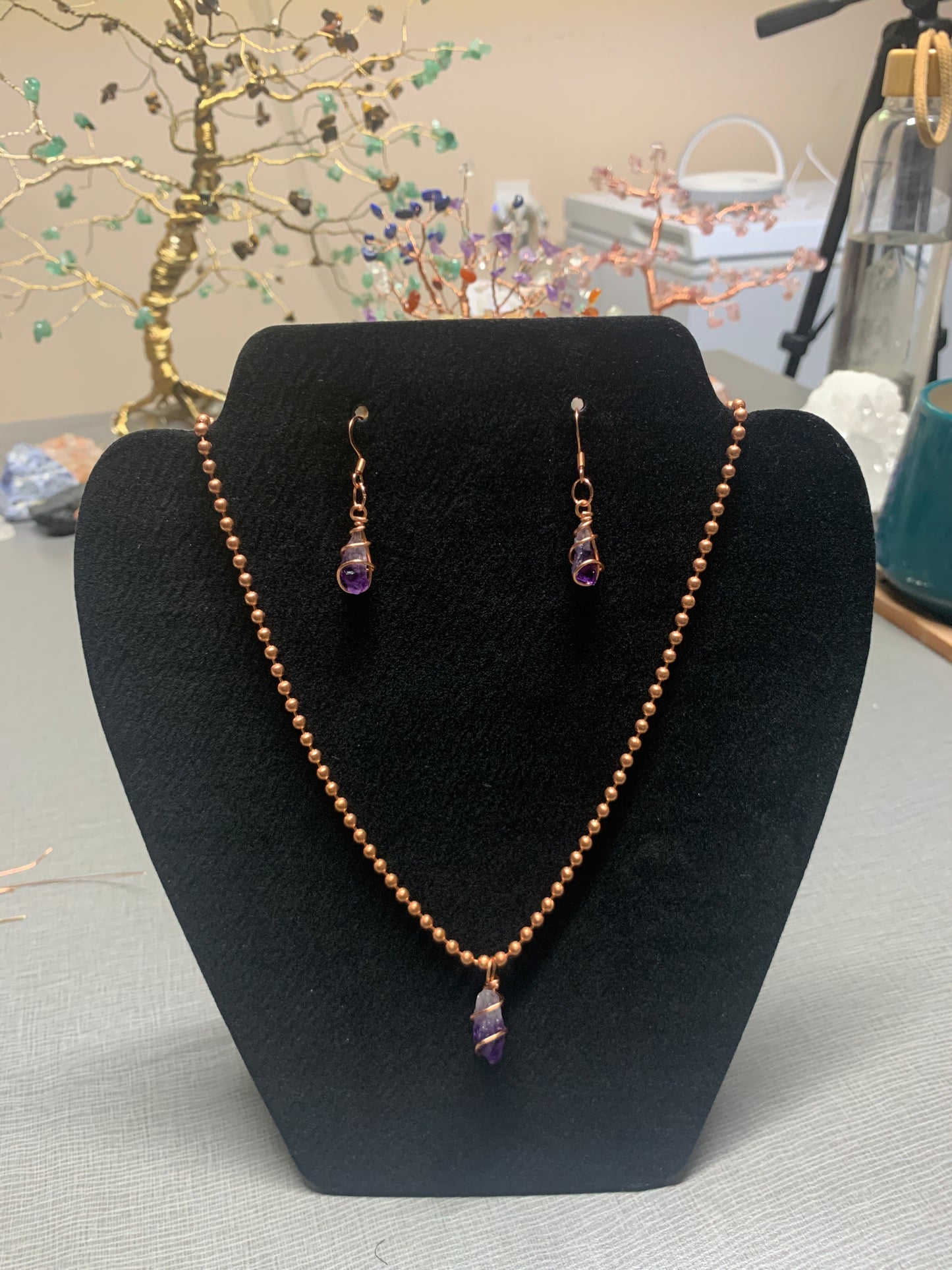 Amethyst Jewelry set